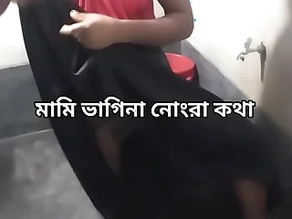 Indian dirty talk together with sex&comma; young boy cums in aunty's pussy with big cock