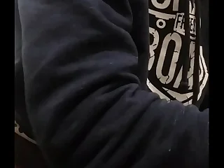 Detached peludo mostra saco